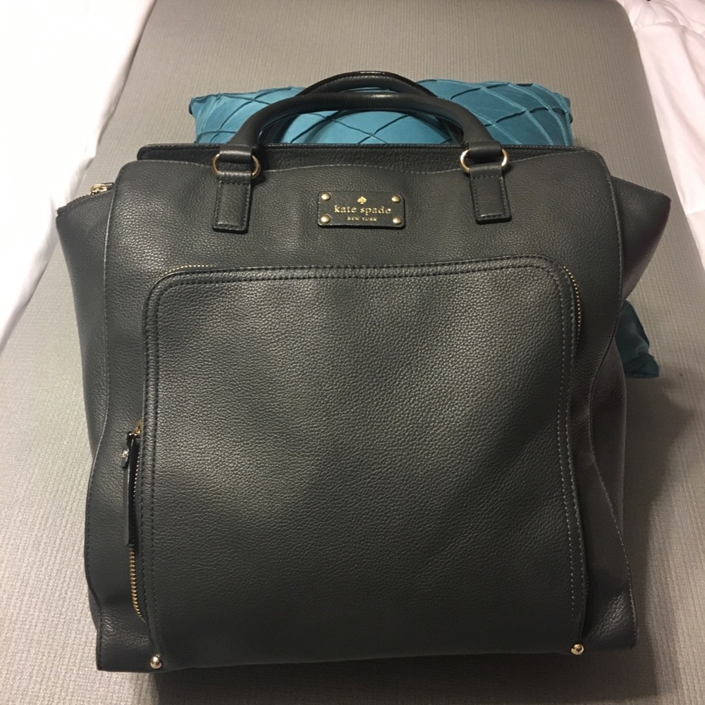 kate spade Large Gray Leather handbag